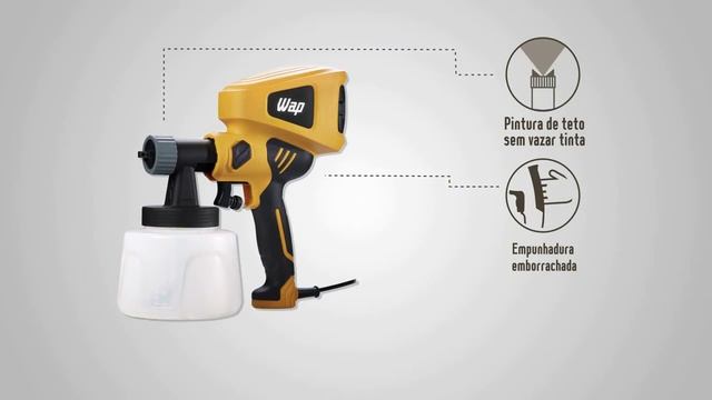 Pistola de Pintura Elétrica 400W Epp-400 Wap na Fk смотреть онлайн