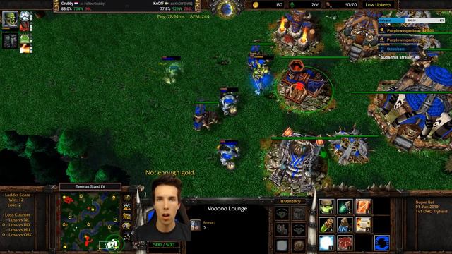 Grubby | "Mooo" | Warcraft 3 | 1.31 | ORC vs ORC | Terenas Stand смотреть онлайн