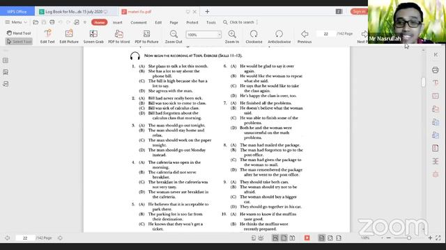 LISTENING COMPREHENSION DAY 4