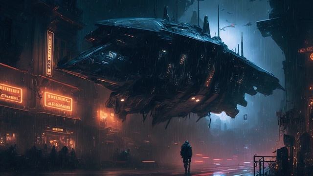 💿👽Cyberpunk Ambient Rain