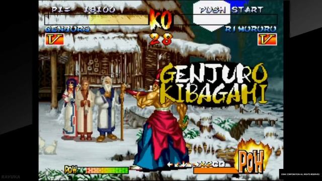 Samurai Shodown 3 - Arcade Mode/Story - Genjuro смотреть онлайн