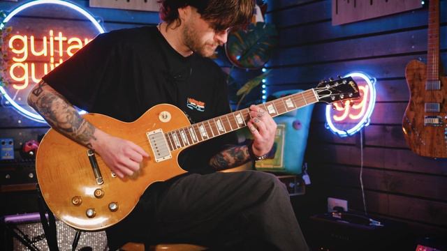 Gibson Custom Shop Kirk Hammett Greeny 1959 Les Paul Standard | Demo смотреть онлайн