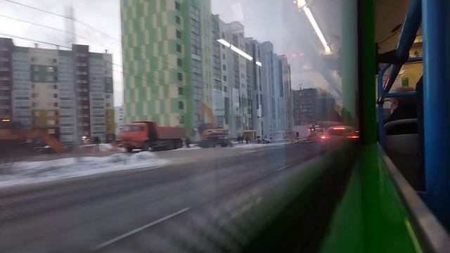 В автобусе. Челябинск от 21.02.2023 ЕО 342 74 Volgabus-5270.G2 (LNG) Маршрут 34 смотреть онлайн