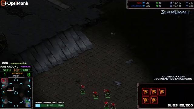 Bombastic StarLeague 14 (BSL14) Ro16 Group C - Sziky, Avi-Love, Dewalt, Xin - StarCraft BroodWar смотреть онлайн
