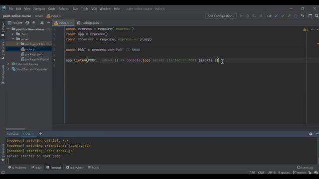 Websockets React & Node Js ПОЛНЫЙ КУРС PAINT ONLINE & Canvas