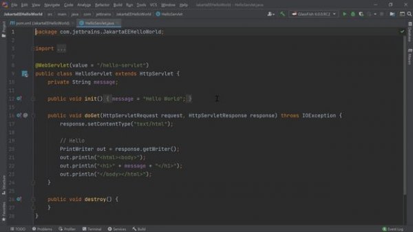 Creating Your First Jakarta EE Application with IntelliJ IDEA Ultimate
