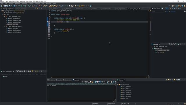 Java 무작정 따라하기 【기초문법】 7. 메소드 유형, Void VS Return смотреть онлайн