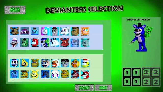 Five Nights at Deviant's World All Characters Names! (fan-game fnaf world) смотреть онлайн