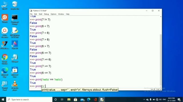 Relational operators and Logical operators - Python tutorial in Tamil. смотреть онлайн