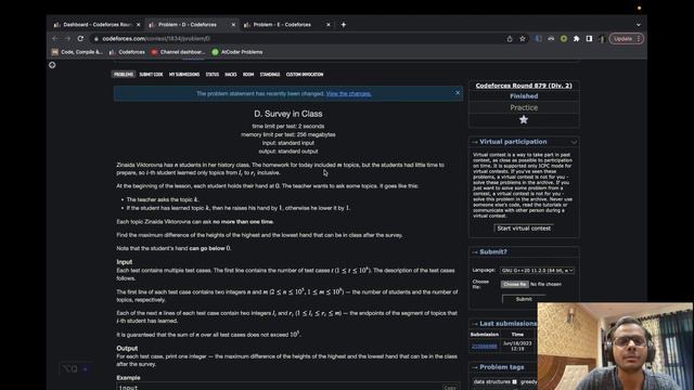 Codeforces Round 879(Div-2) Solutions || Problems A,B,C,D and E смотреть онлайн