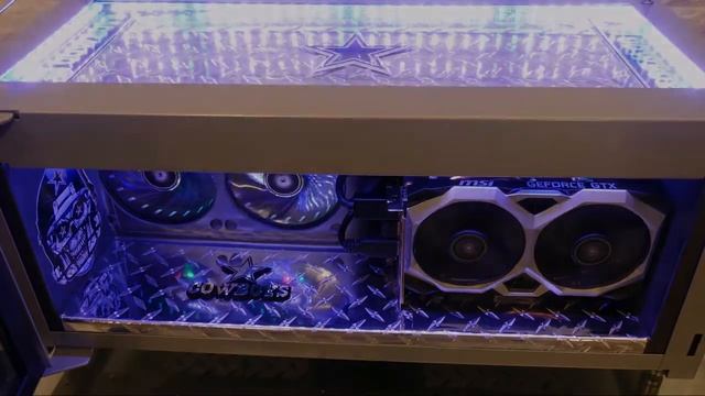 NFL Dallas Cowboys Custom Gaming PC Computer Build (7700k - 1660 ti gtx) Red Bull Mini Fringe pc MO смотреть онлайн
