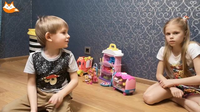 Дети не поделили игрушки Хотвилс и Шопкинс!!! смотреть онлайн
