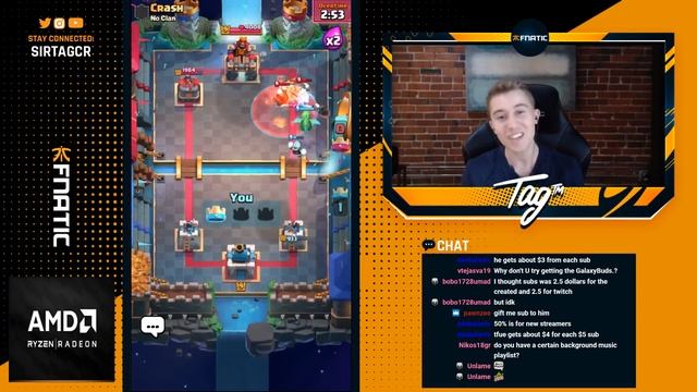 ULTIMATE DEFENSE DECK! Ice Wizard Graveyard Control — Clash Royale смотреть онлайн