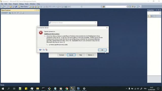 How to fix SQL Server Connect to Serve problem --كيفية إصلاح مشكلة تسجيل الدخول إلى SQL Server смотреть онлайн