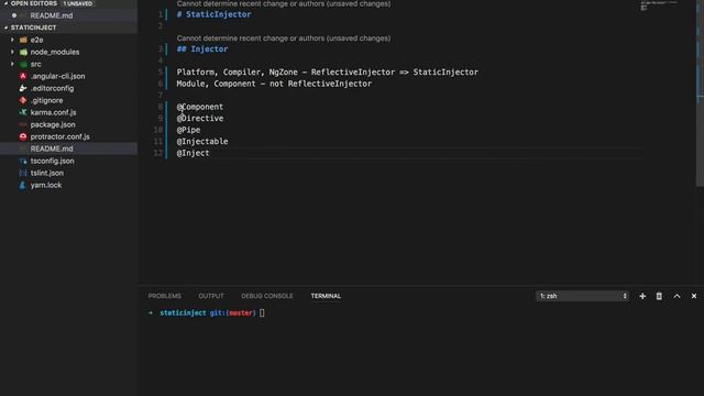 4.6 Скринкаст по Angular – Сервисы, внедрение зависимостей – Статический инжектор смотреть онлайн