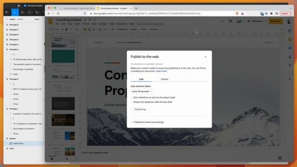 Figma Tutorial: Embed Google Slides in Figma presentations