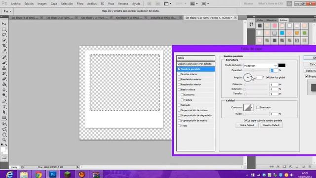 How Make Polaroid On Adobe Photoshop ♥ смотреть онлайн