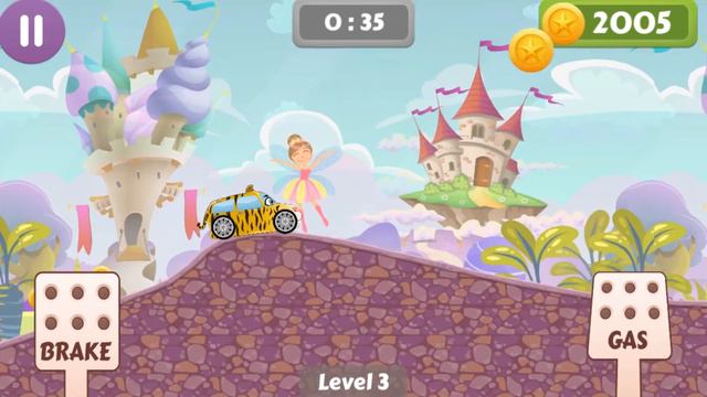Beepzz Hill Climb - racing game Best video Gameplay For Kids (Fairytale) #5 смотреть онлайн