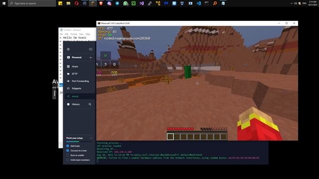 How To Bot Attack Minecraft Server ? смотреть онлайн