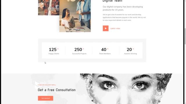Desart - Creative Web Design Studio Figma UI Template digital clean смотреть онлайн