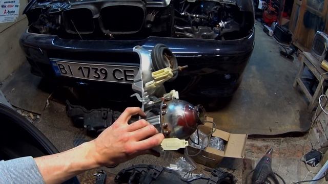 РЕБИЛД ОПТИКИ BMW E39 | BI LED ЛИНЗЫ 3" | HELLA BLACK STYLE смотреть онлайн
