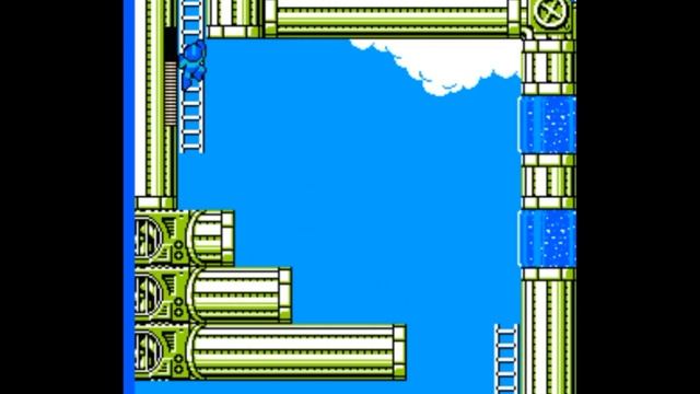 Dendy (Famicom,Nintendo,Nes) 8-bit MegaMan (RockMan) 4 part stage Dive Man