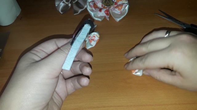 Бантики из остатков лент.Канзаши из остатков лент .DIY. Часть 2 смотреть онлайн