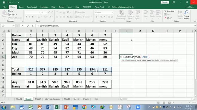 Hlookup & Min | How to use Hlookup in Excel | How to use Hlookup | Max Hlookup Function Part-7 смотреть онлайн