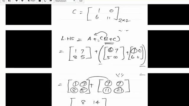 Machine Learning Tutorial Python Mathematics : 3. Matrix Addition | Four Properties | Python Progra смотреть онлайн