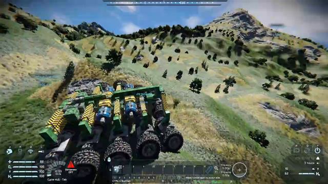 Space Engineers - a good large grid rover for extreme terrain смотреть онлайн