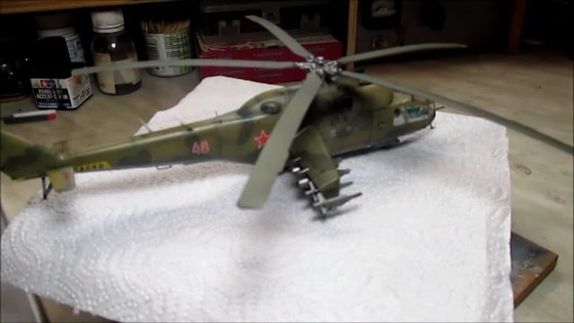 Стендовый моделизм.Сборка модели вертолёта ми-24а. Звезда, 1/72. Часть 3 смотреть онлайн