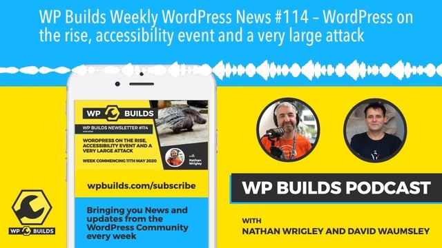 WP Builds Weekly WordPress News #114 – WordPress on the rise, accessibility event and a very large смотреть онлайн