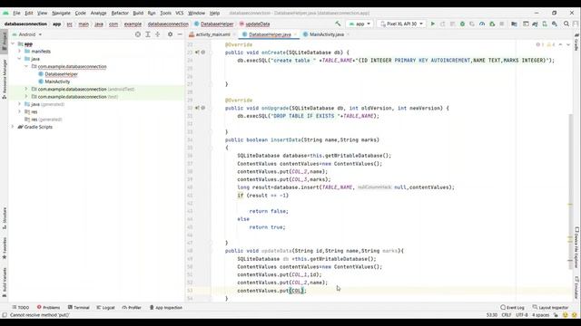 how to insert delete and update in SQLite database using android |#Insert | #Update| #Delete смотреть онлайн