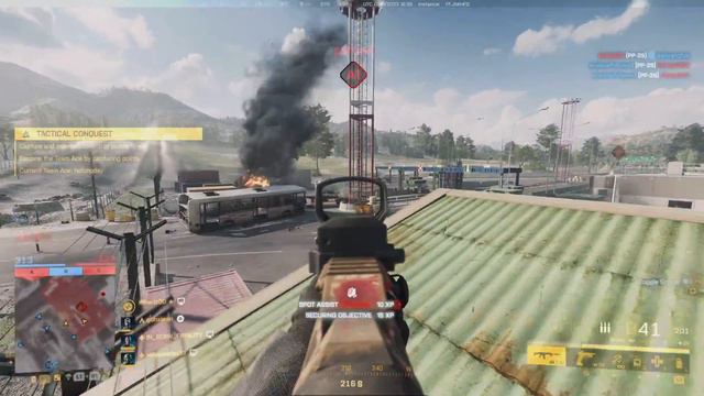 Battlefield 2042 Tactical Conquest Caspian Border Gameplay (ACWR) смотреть онлайн