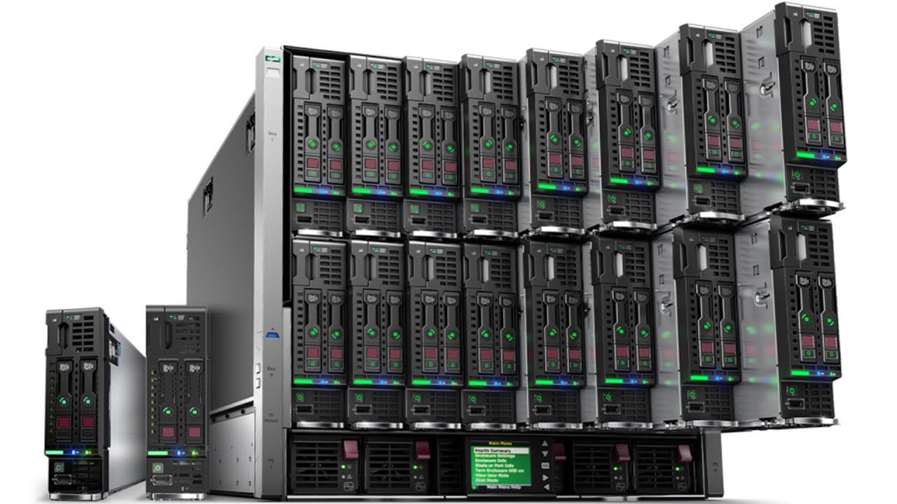 HPE BladeSystem C7000G3 с cерверами HPE BL460c gen9 смотреть онлайн