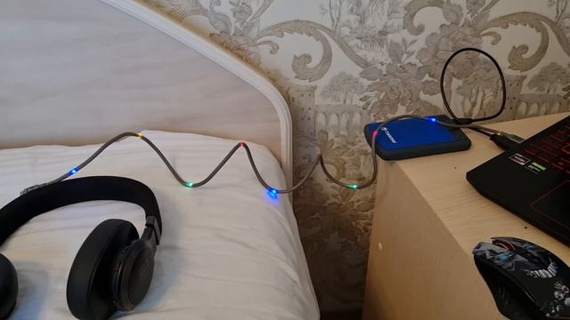 Светящийся кабель USB Type-C цветной WIRE-12 смотреть онлайн