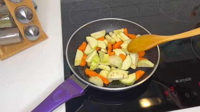Zucchini carrots eggplant | combination that tasted unique | after exercise and gym | number 2 🍆🥕 смотреть онлайн