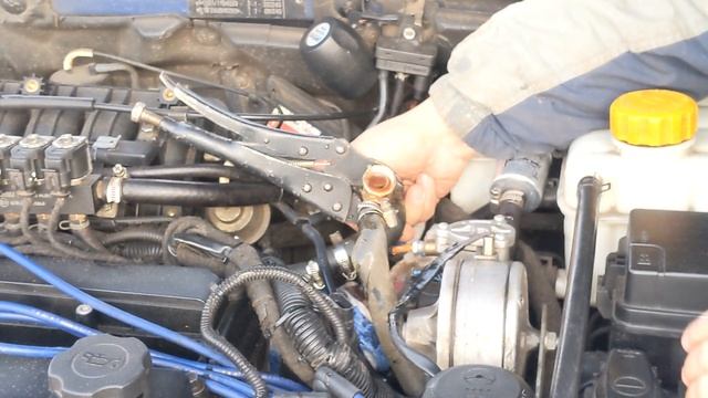 Чистим Систему Охлаждения на авто Водопроводным Фильтром. смотреть онлайн