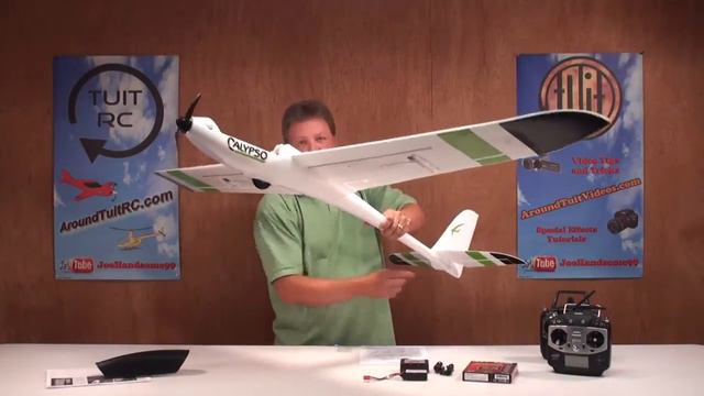 Радиоуправляемый планер Flyzone Calypso Glider. Обзор и полет смотреть онлайн