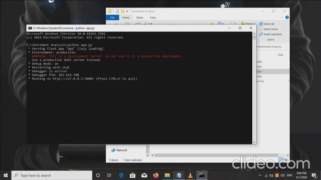 Sentiment Analysis app using Python смотреть онлайн