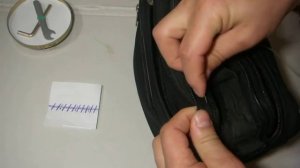 РЕМОНТ "МОЛНИИ" (если оторвалась змейка)