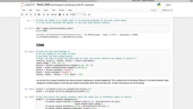 MNist DataSet calculation and Analysis смотреть онлайн