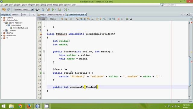 14.8 Collection and Generics Part 5 in Java with Comparable Interface смотреть онлайн