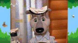 Утро в Шишкином Лесу. Быт. Приклеились звери