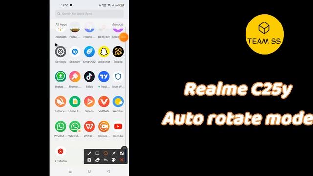 How to Enable Screen Rotation Or Landscape Mode On Realme C25y | Active auto rotate смотреть онлайн