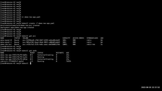 Symcloud Storage - ReadWriteMany PVC for Kubernetes Demo5 смотреть онлайн
