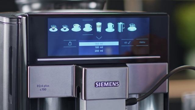 Siemens EQ.6 plus - jak ustawić i zapisać ulubione napoje смотреть онлайн