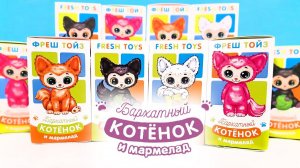 БАРХАТНЫЕ КОТИКИ от Фреш Тойз! СЮРПРИЗЫ, игрушки, новая коллекция КОТЯТ Surprise toys CATS unboxing