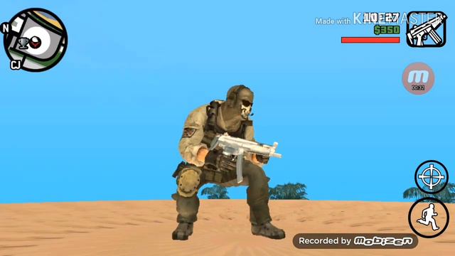 GTA SA ANDROID MOD COD MW2 GHOST PACK #GTASAMOD1 смотреть онлайн