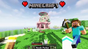 Майнкрафт лонгплей строительство приюта для художников у моря, minecraft.